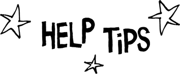 Help tips header
