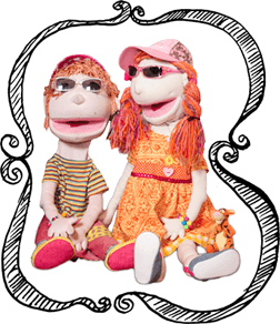Local agencies puppets framed
